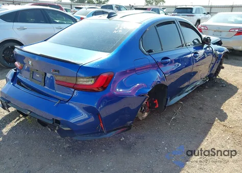 2022 BMW M3 Competition из США, поврежденный, VIN WBS33AY09NFL93279